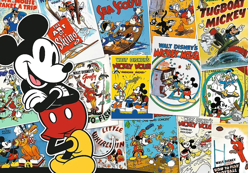 Пазл Міккі Маус: У світі Міккі - 1000 елементів Trefl 10741 - фото 2