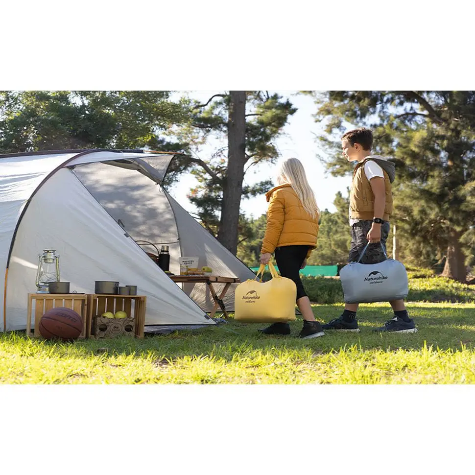 Детский спальный мешок Naturehike С300 NH21MSD01 (190х75см) Голубой - фото 9