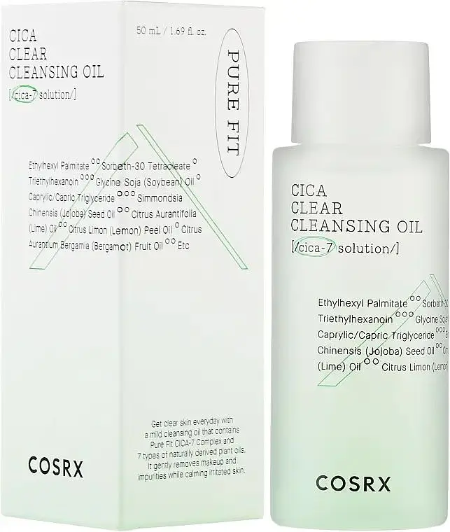 Гідрофільна олія з центелою 50 мл Cosrx Pure Fit Cica Clear Cleansing Oil