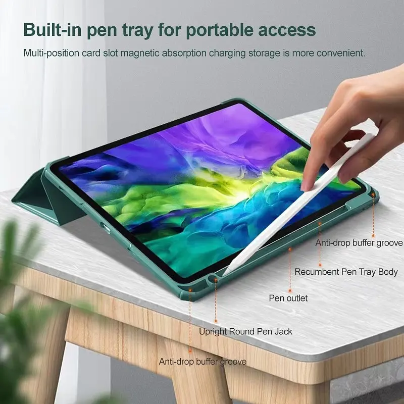 Чохол-книжка Mutural Pinyue Smart Case для Apple iPad 10.2" [2019-2021] Black [76273] - фото 6