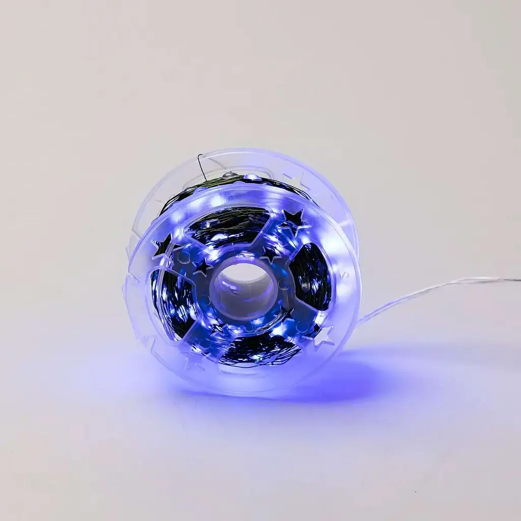 Гірлянда Роса GarlandoPro нитка GarlandoPro 500 LED довжина 50 м з пультом від мережі зелена, синій (500L50MGBL) - фото 10