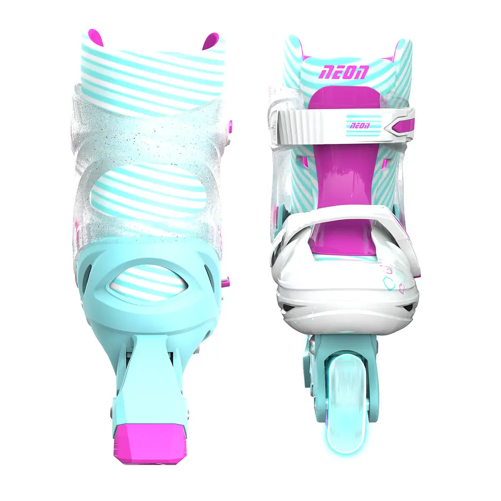 Ролики Neon Inline Skates Розмір 30-33 Бірюзовий - фото 2