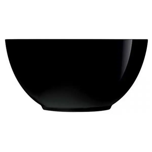 Салатник Luminarc Diwali black круглый стеклокерамика d21 см черный (P0790) - фото 2