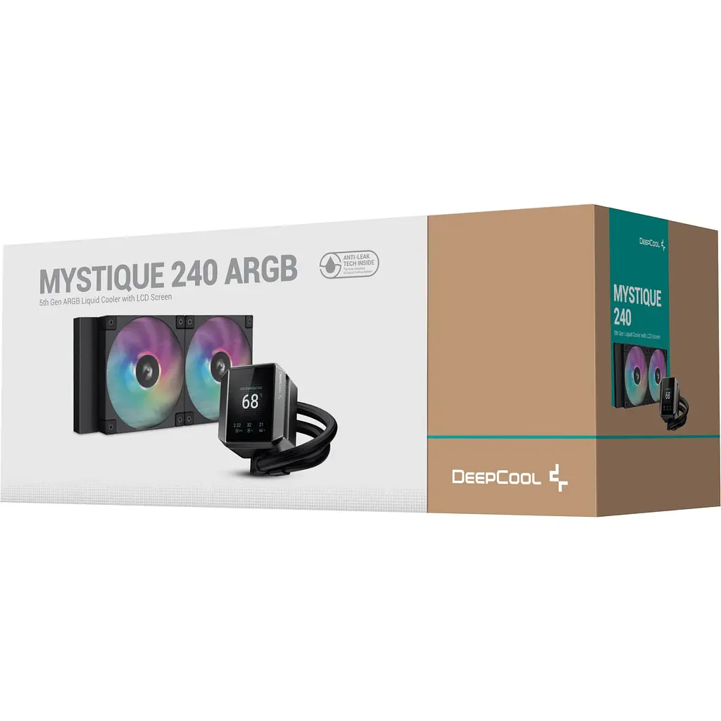 Система водяного охолодження Deepcool Mystique 240 ARGB Black (R-LX550-BKADSNC-G-1) UA [150135] - фото 6