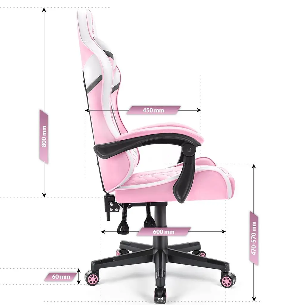 Компьютерное кресло Hell's Chair HC-1004 PINK - фото 7