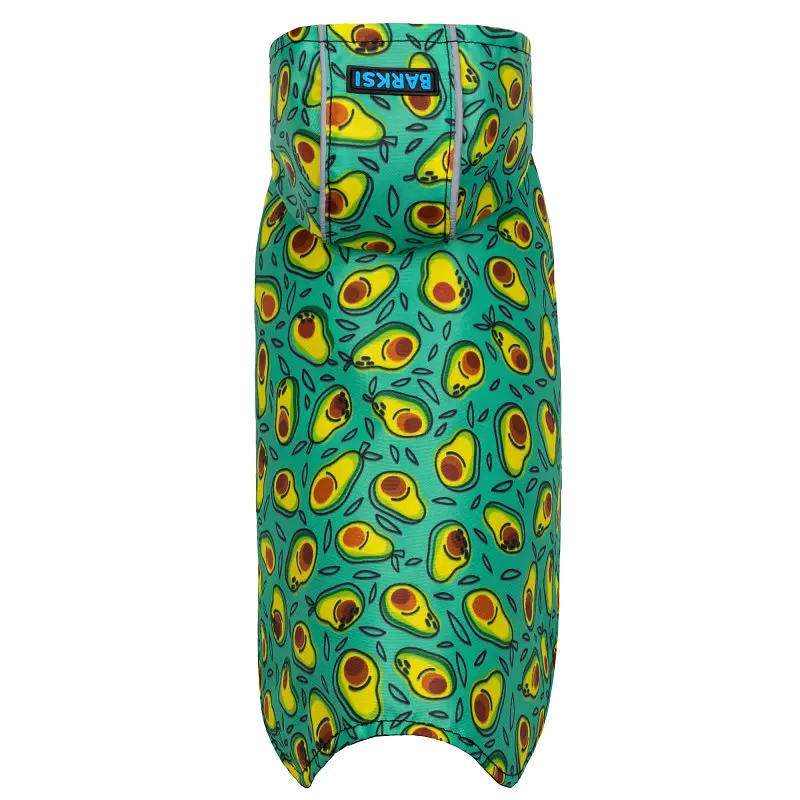 Дощовик для собак з капюшоном Barksi Textile розмір S Авокадо - фото 2