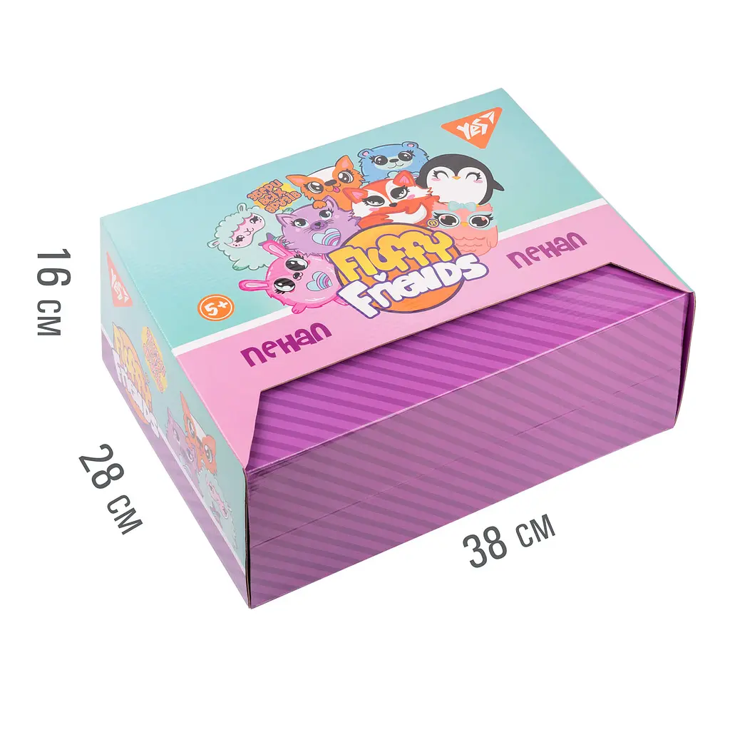 Школьный пенал Yes Fluffy Friends - микс 8 шт. - фото 5