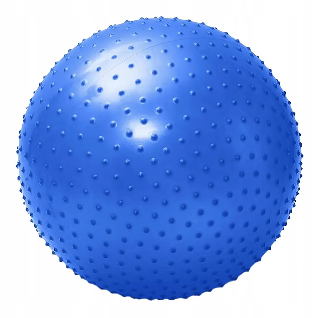М'яч для фітнесу (фітбол) 4FIZJO 65 см масажний Anti-Burst 4FJ0616 Blue (P-5905973400213)