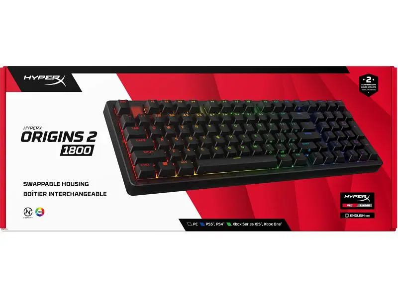 Клавіатура HyperX Alloy Origins 2 1800 Black (B4QS4AA) - фото 7
