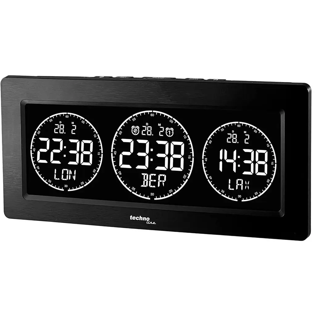 Годинник настільний Technoline WT458 Black (WT458) - фото 3