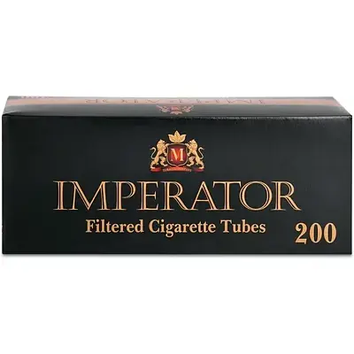 Гильзы для набивки папирос Imperator Filtered Cigarette Tube Black 200 шт. - фото 2