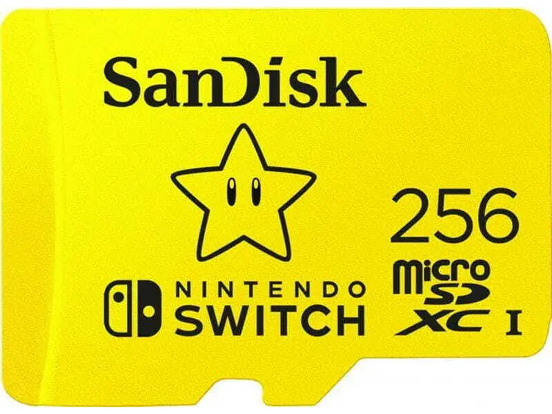 Карта пам'яті SanDisk microSDXC For Nintendo Switch UHS-I U3 256 Gb (SDSQXAO-256G-GN3ZN)