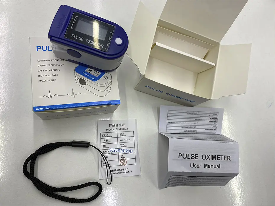 Пульсоксиметр Pulse Oximeter LK-87 на палець · Вимірювання рівня кисню в крові · Пульсометр оксиметр електронний - фото 5