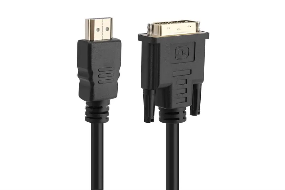 Кабель Prologix Premium HDMI - DVI V 1.3 (M/M), Single Link, 18+1, 0.5 м, Black (PR-HDMI-DVI-P-01-30-05m) - фото 2