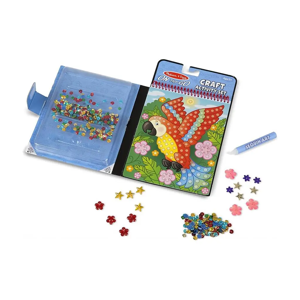 Набір для творчості Melissa & Doug Мерехтлива мозаїка Тварини (MD9438) - фото 2