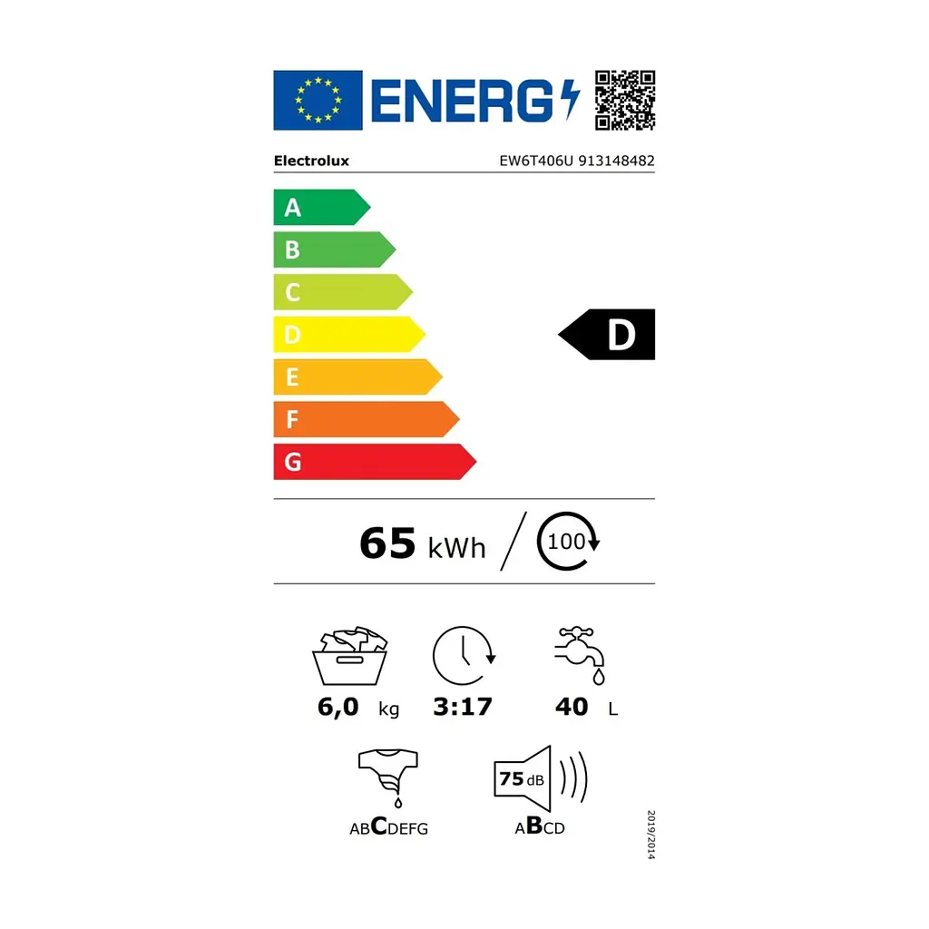 Пральна машина Electrolux EW6T406U - фото 6