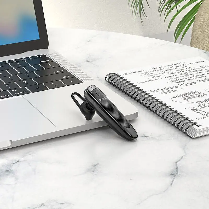 Bluetooth-гарнітура Hoco E60 Brightness Bluetooth Headset Black (751058) [77491] - фото 4