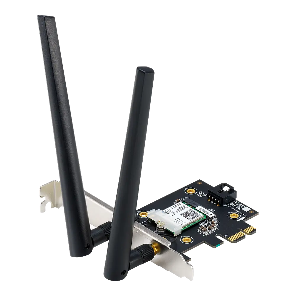 Wi-Fi + Bluetooth адаптер 2 в 1 сетевая карта с 2 внешними антеннами Asus PCE-AX1800 - фото 2