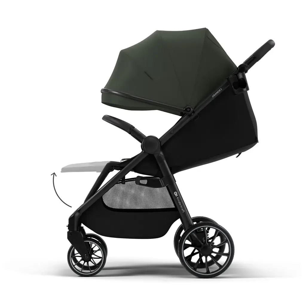 Прогулянкова коляска Kinderkraft Grande 2 Green (KSGRAN02GRE0000) - фото 3
