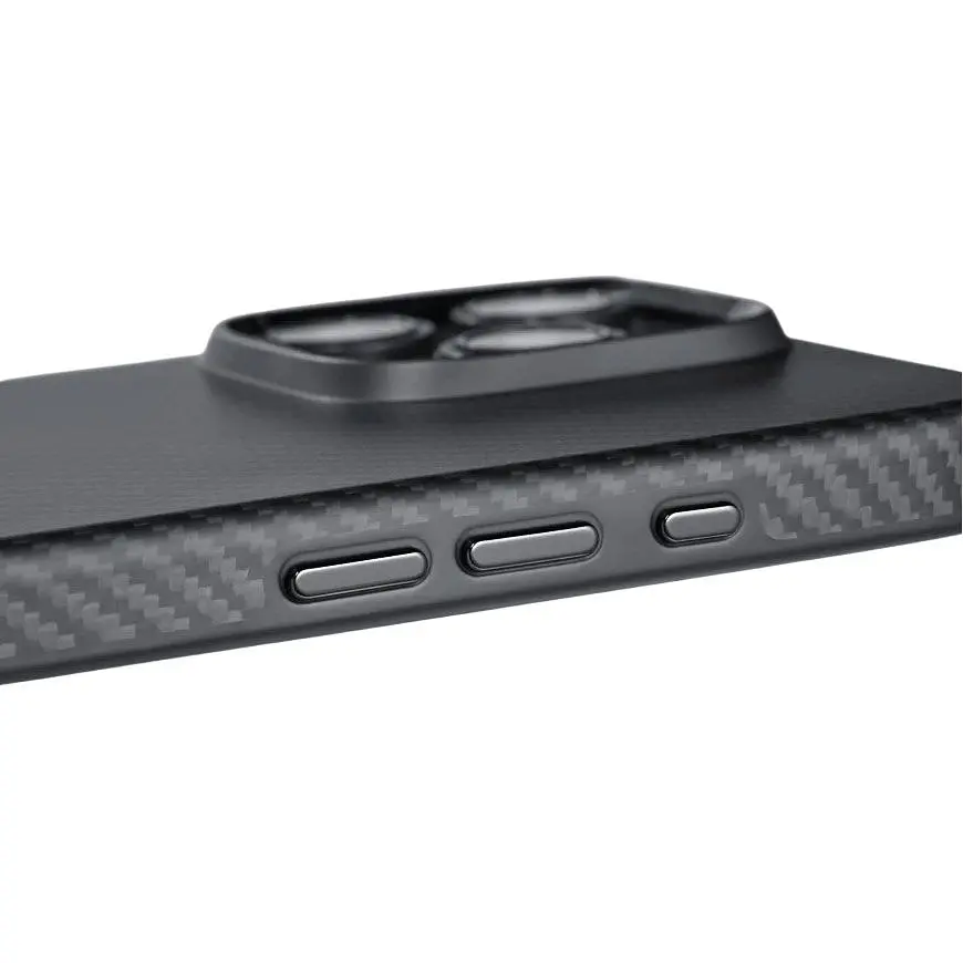 Чохол Pitaka Military-Grade Protective Case для Apple iPhone 16 Pro Max Twill 600D Black/Grey (KI1601PMPA) [126173] - фото 4