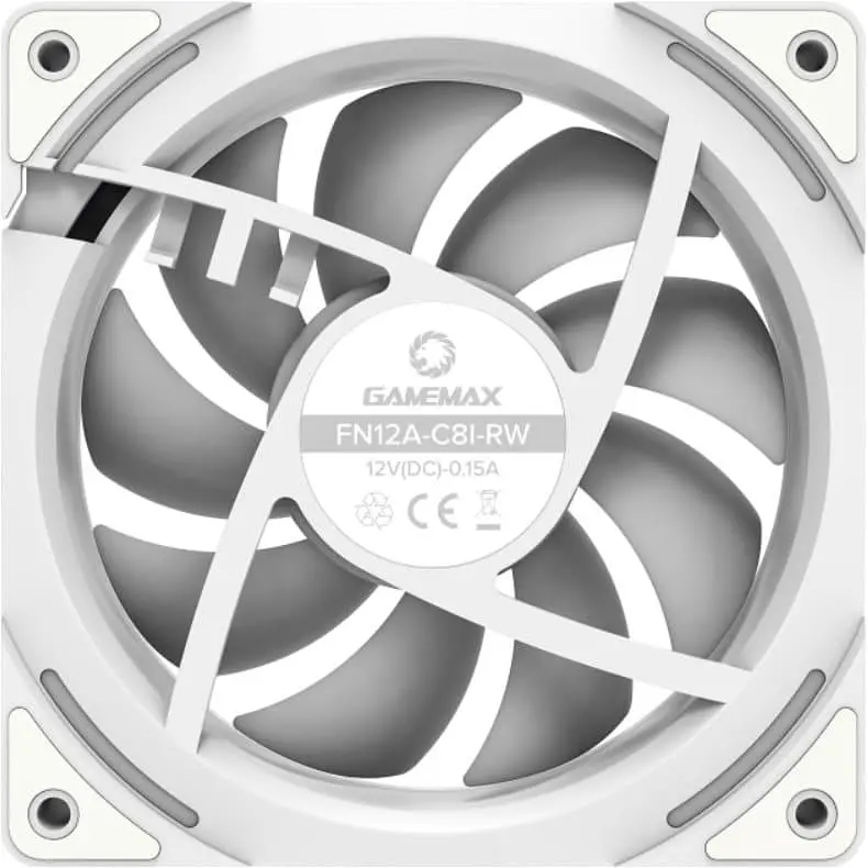 Вентилятор GameMax 120мм FN12A-C8I-RW (FN12A-C8I-RW) - фото 4