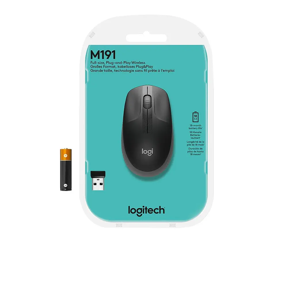 Миша бездротова Logitech M190 Wireless Charcoal (910-005905) - фото 7