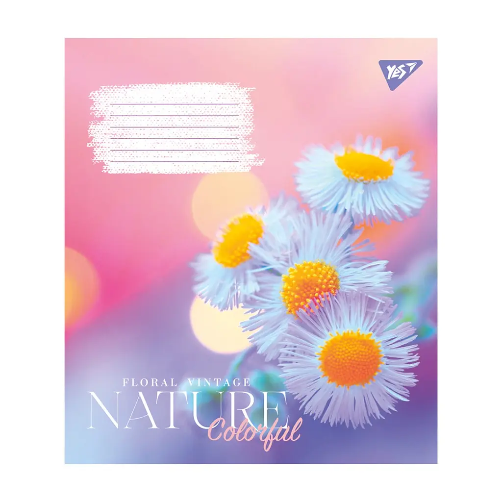 Зошит Yes А5 Nature colorful 96 аркушів лінія (767181), в асортименті - фото 6
