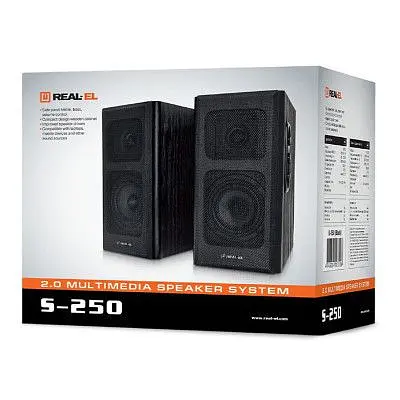 Акустична система REAL-EL S-250 Black (EL121000005) - фото 8