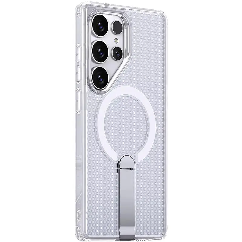 Чохол Epik TPU Breeze with MagSafe stand для Samsung Galaxy S26 Ultra Transparent - фото 2