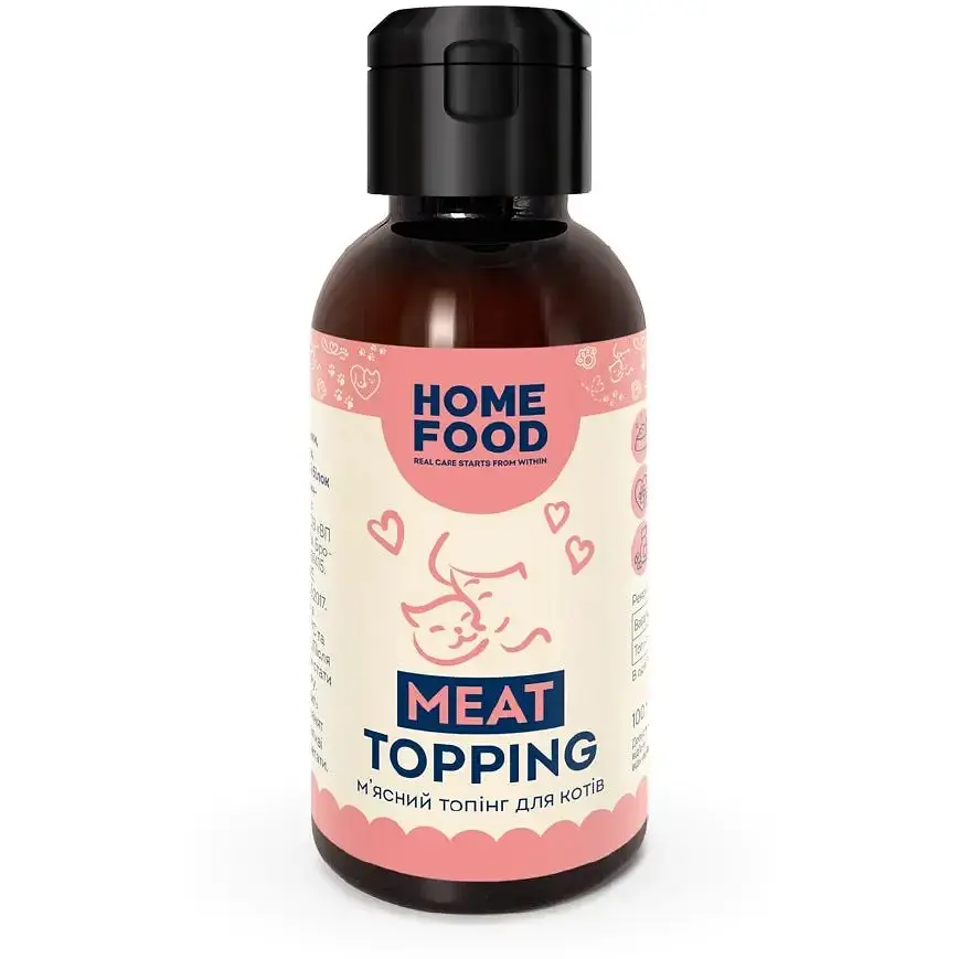 Топінг для котів Home Food м'ясний 100 г