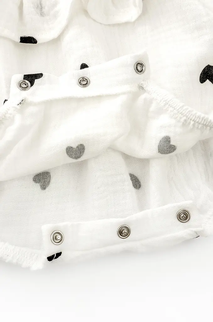Мусліновий пісочник для дівчинки з пов'язкою Mini Hearts - фото 4