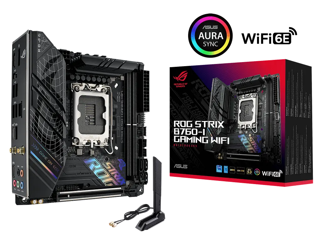 Материнская плата Asus B760-I ROG Strix Gaming Wi-Fi LGA 1700 (ROG STRIX B760-I GAMING WIFI) - фото 2