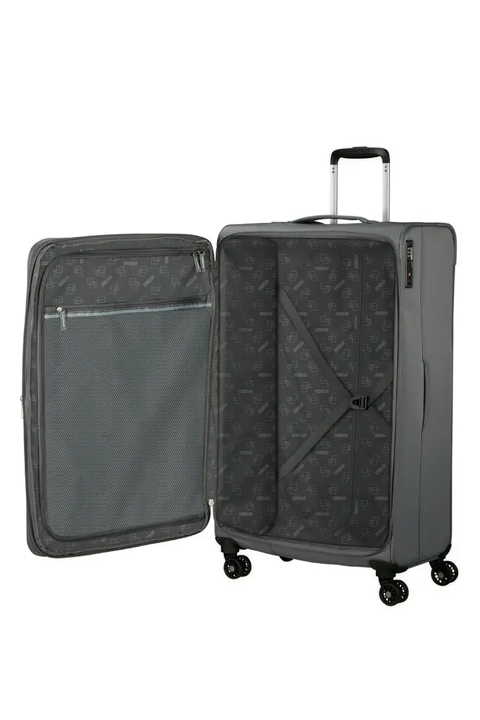 Валіза American Tourister AEROSPIN 80 см STONE BASALT 80x40x30(33) MH6*18003 - фото 2