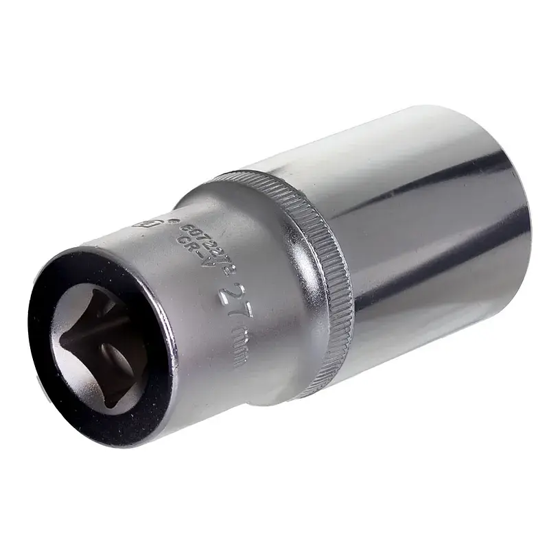 Насадка шестигранна довга 1/2" 27мм CrV ULTRA (6072272) - фото 3