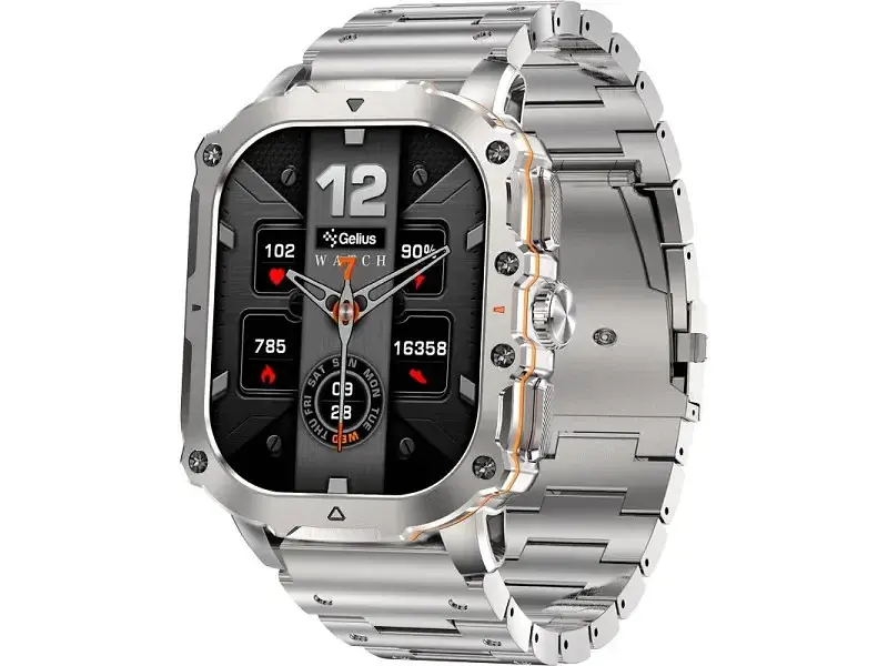 Смарт-годинник Gelius Pro GP-SW016 (Tactical Heavy) Silver Titan - фото 3