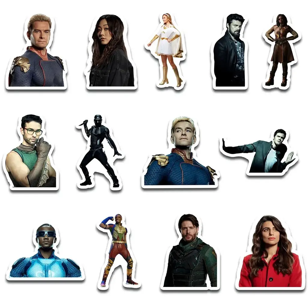 Стикерпак набор наклеек G-Toys The Boys 45 шт. (SP TB 01) - фото 3