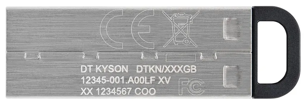 Flash Drives DataTraveler Kyson 256GB USB 3.2 (DTKN/256GB) Silver/Black Kingston teh0023321 - фото 4