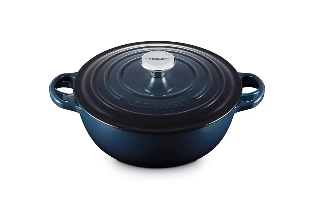Кастрюля с крышкой Le Creuset Signature Soup Pot Nuit 21114261290475 26 см 4.1 л темно-синяя - фото 2