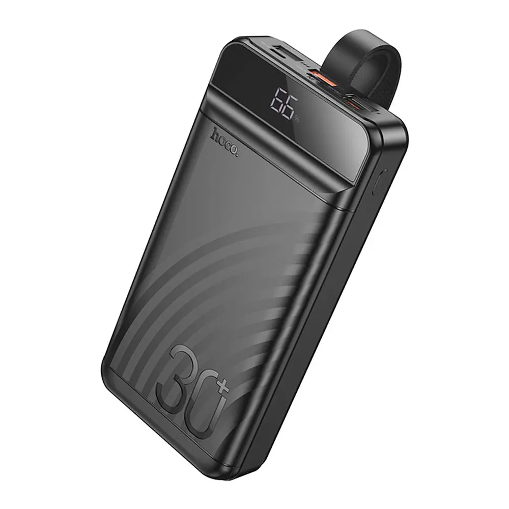 Універсальна мобільна батарея Hoco J123B Element 30000 mAh Black (35153_3345053) - фото 2