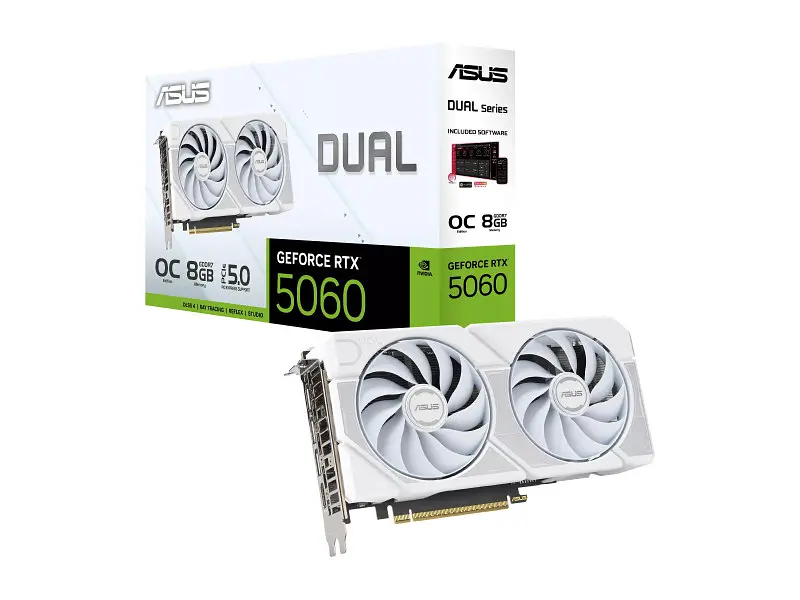 Відеокарта Asus DUAL-RTX5060-O8G-WHITE - фото 12