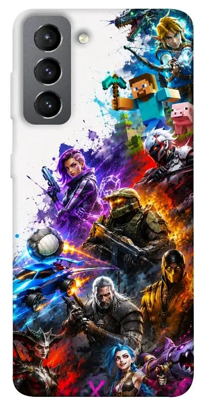 TPU чохол Demsky Gameverse для Samsung Galaxy S21 FE