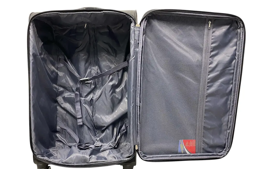 Валіза велика Worldline Airtex 620 L поліестер Чорний - фото 3