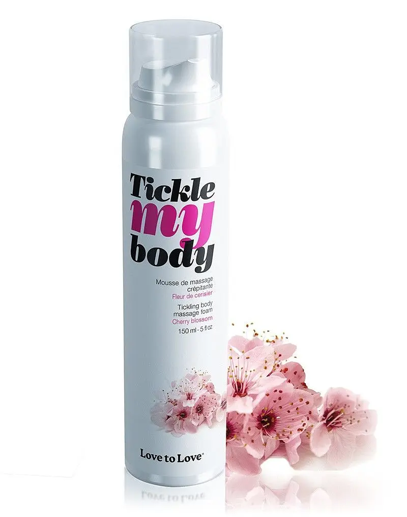 Масажна піна, що зволожує, 150 мл. Love To Love Tickle My Body Cherry Blossom