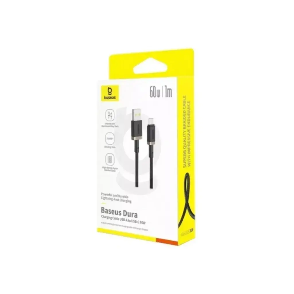 Дата кабель USB AM to USB-C 1.0m 60W black/gold Baseus (P10377802U01-00) - фото 5