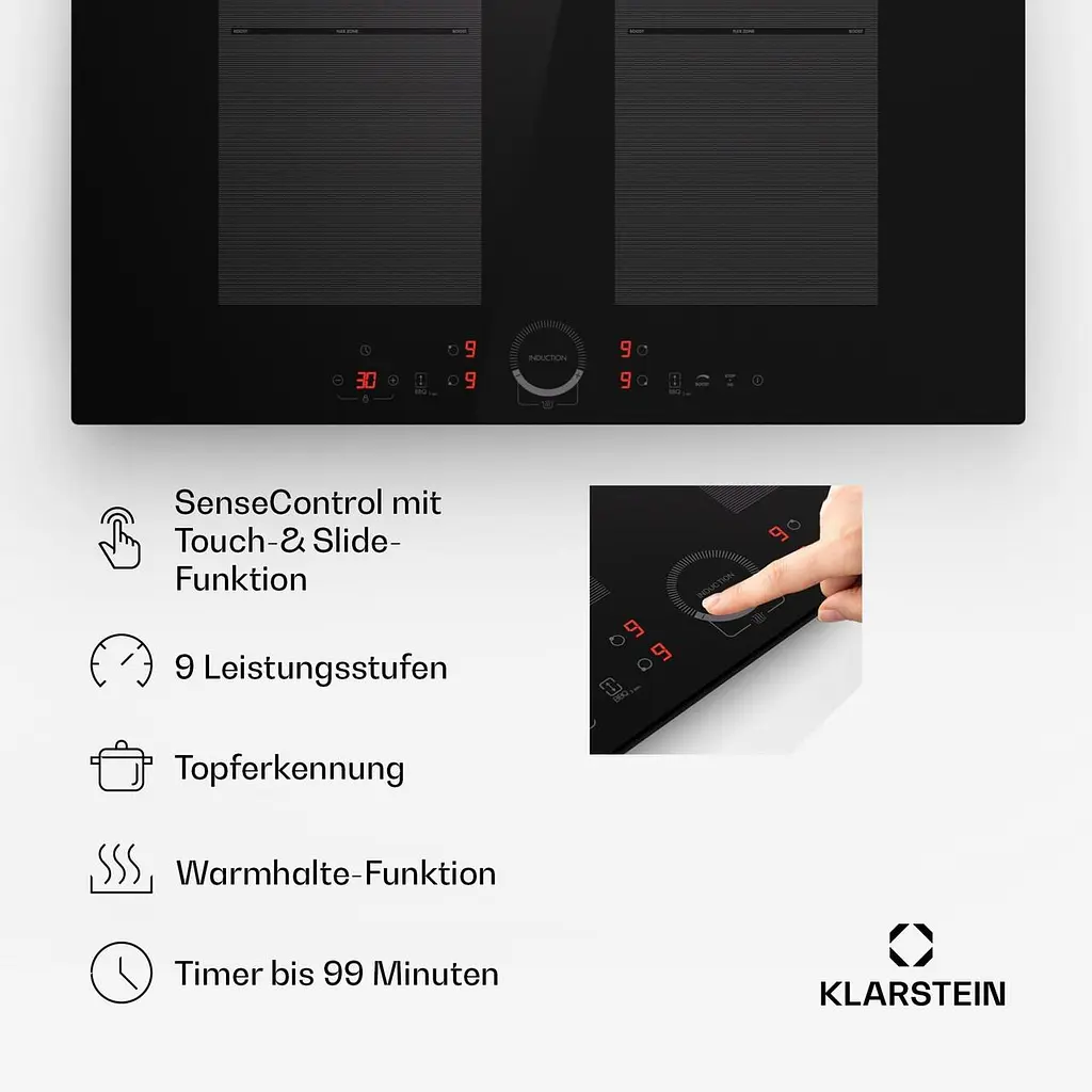 Индукционная плита Klarstein Delicatessa 70 Flex (10045602) - фото 2