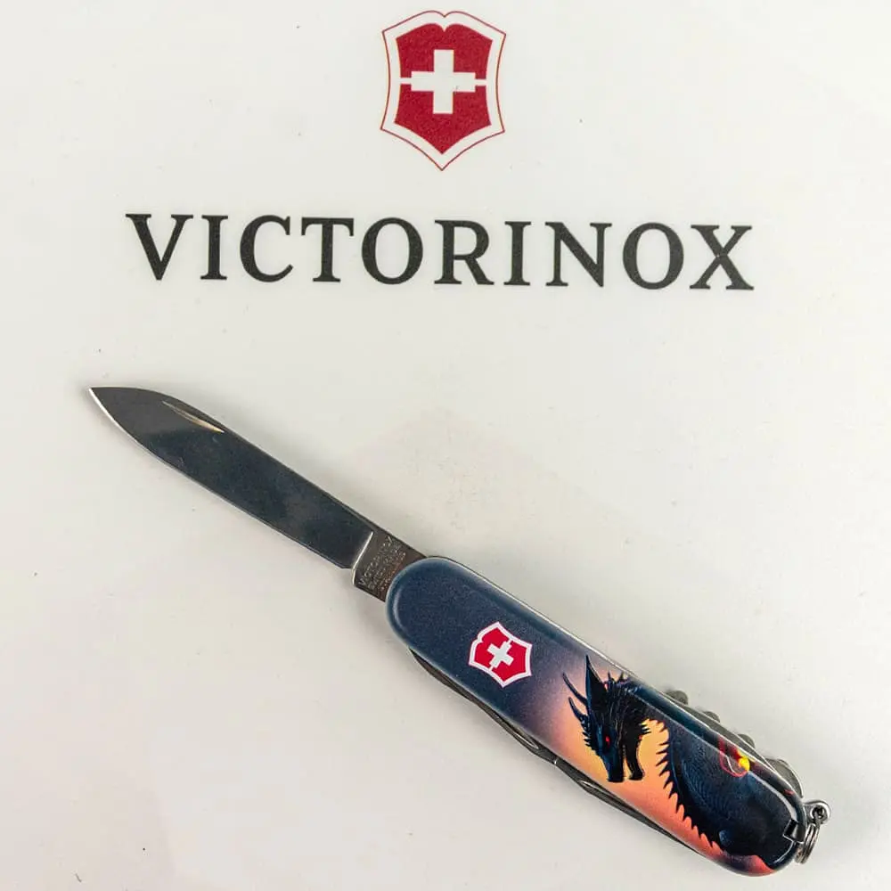 Ніж Victorinox Climber Zodiac 91мм 14функ Дракон в променях сонця - фото 5