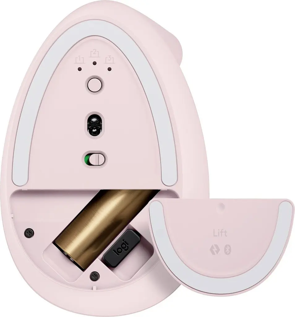 Миша Logitech Lift Vertical Ergonomic Mouse Rose (910-006478) [92349] - фото 5