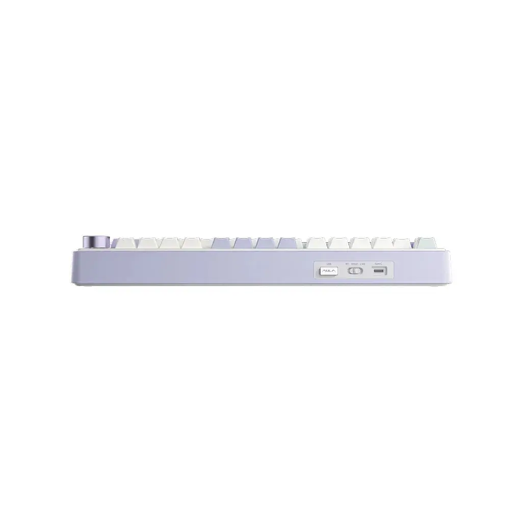 Клавіатура Aula F75 Gasket Greywood V3 switch Hot-Swap PBT Wireless/Bluetooth/USB White (6948391208640) - фото 6