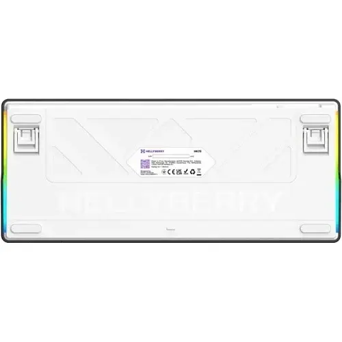 Клавіатура Hellyberry HK75, White/Violet, USB, механічна (перемикачі Hellyberry Linear) Hator teh0028294 - фото 7