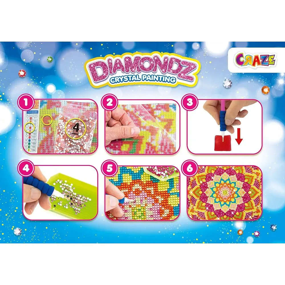 Набор для создания картины Craze Diamondz Мандала со стразами (47767) - фото 4